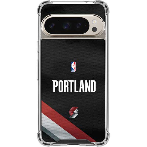NBA Portland Trail Blazers Jersey Google Pixel 9 Pro XL Clear Case